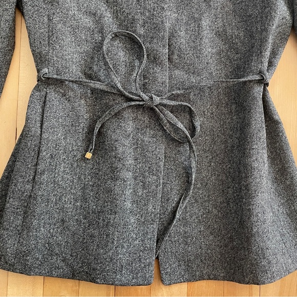 Apostrophe Paris Gray Wool Blend Blazer Jacket - Sz EU 38 (S) - Picture 7 of 16